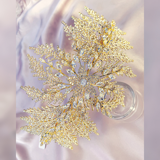 #220418922 Luxury Headpiece丨Headband丨Crown (Silver & Gold)