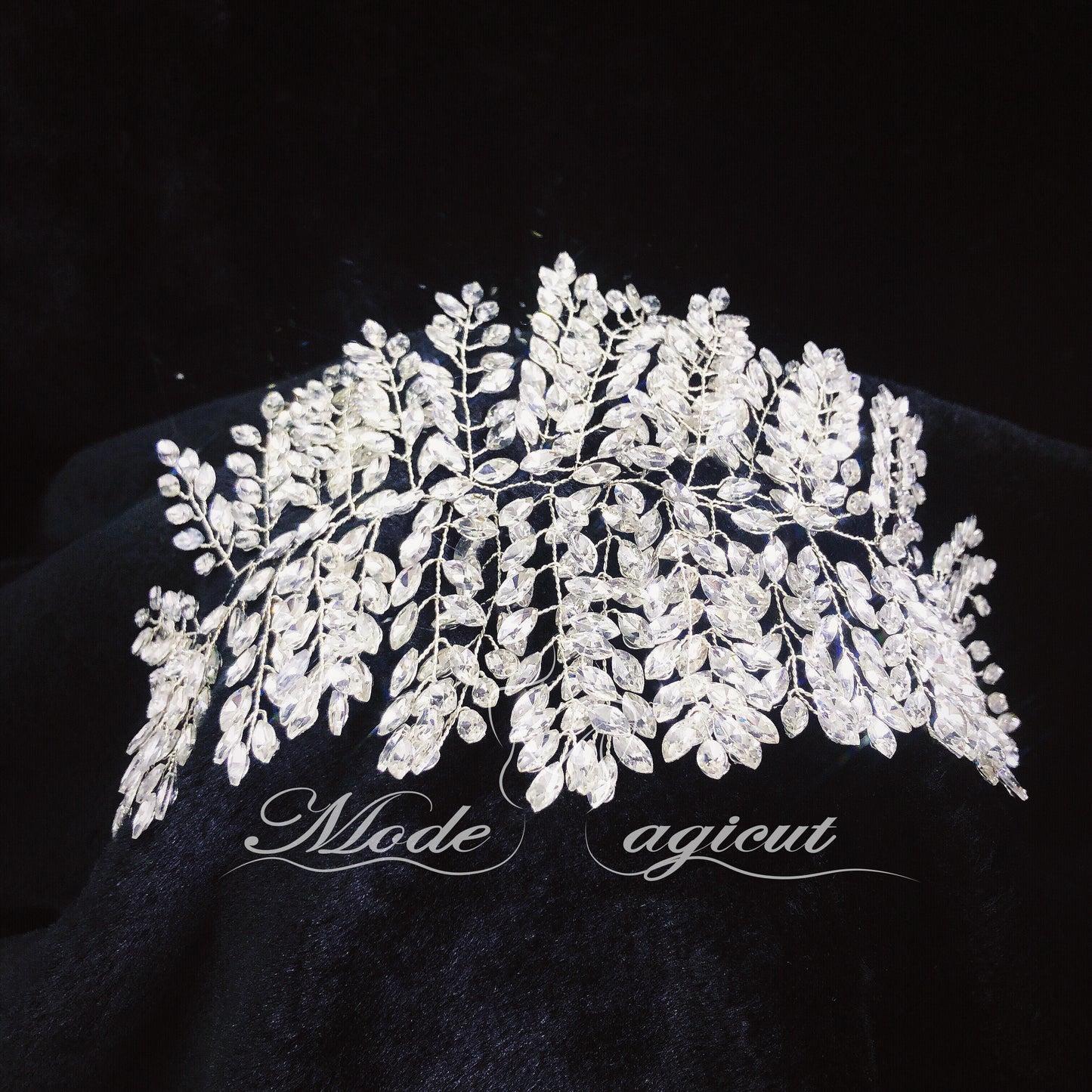 #15419013 Grand Bridal Headpiece Rhinestone, Alloy