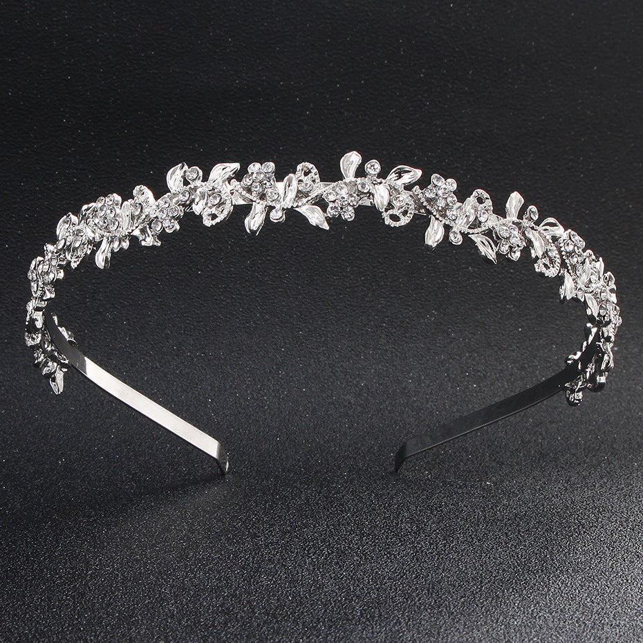 #04418203 Ladies' Rhinestone, Alloy Headband