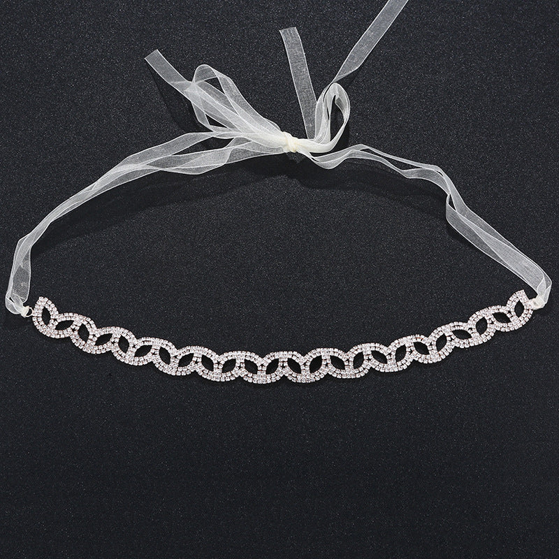 03418230 Rose Gold Rhinestone Headbands