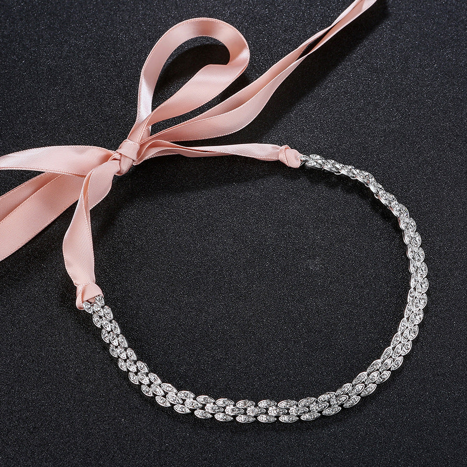 #05418226 Ladies Rhinestone, Alloy Headband