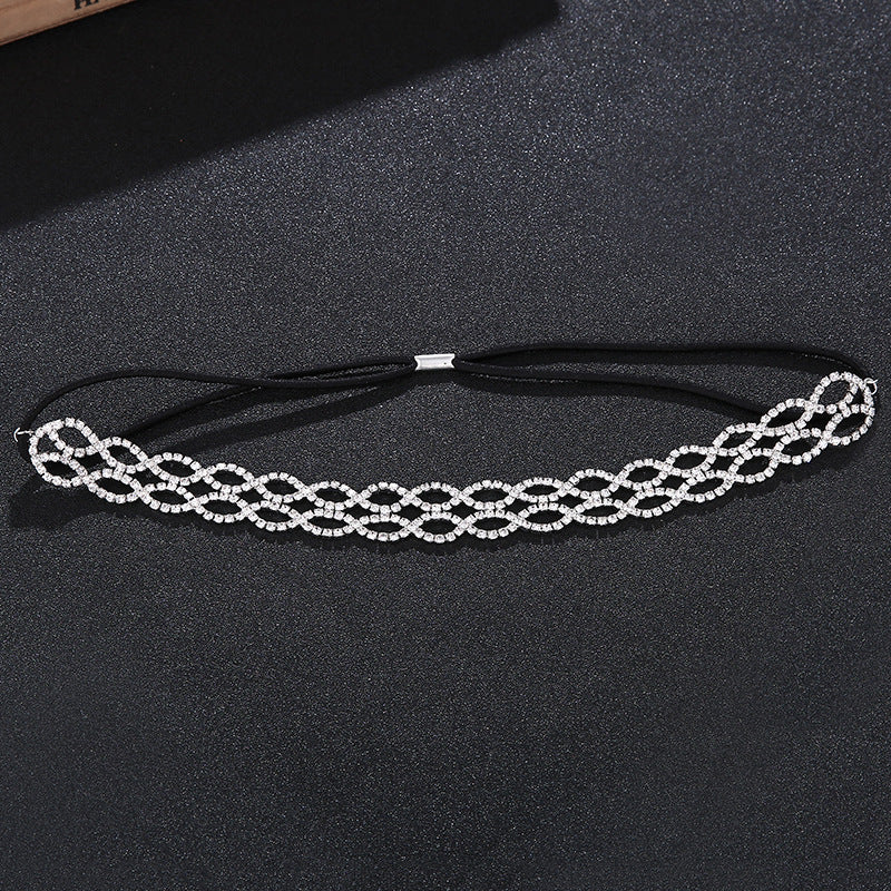 #04418235  Ladies Gorgeous Rhinestone/Alloy Headbands