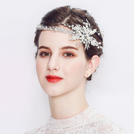#07418201 The Beautiful Rhinestone, Imitation Pearls, Alloy Hairpiece