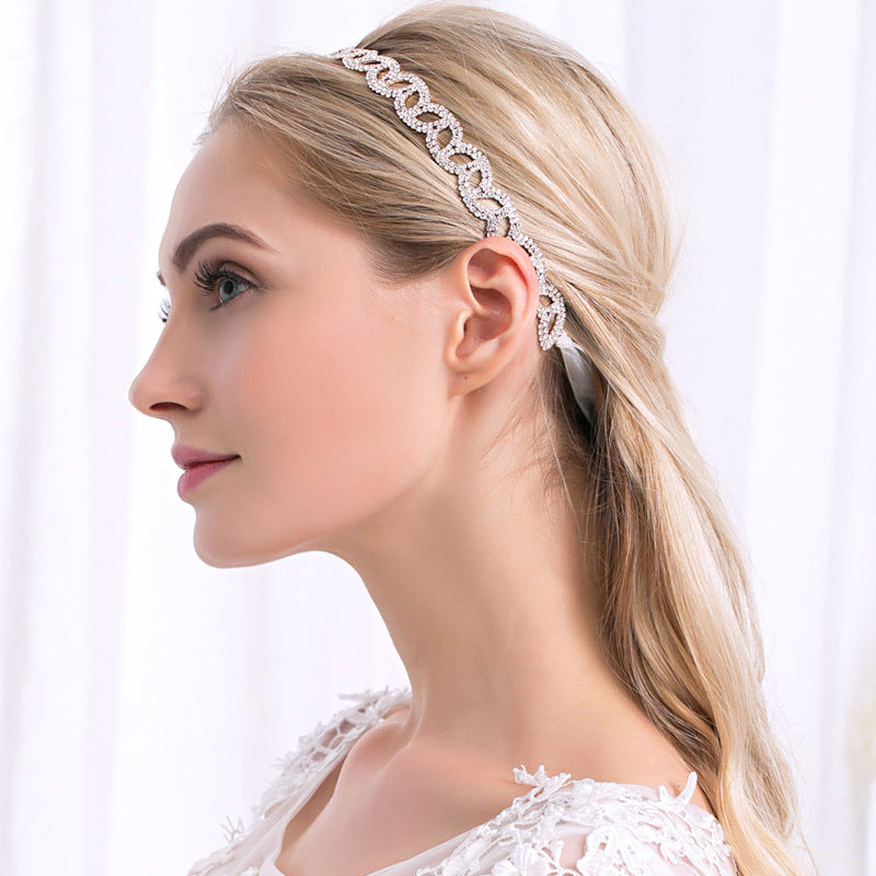 03418230 Rose Gold Rhinestone Headbands