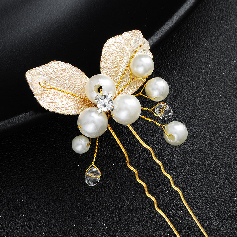 #01448001 Golden Leaves Hairpins (sale for 1)