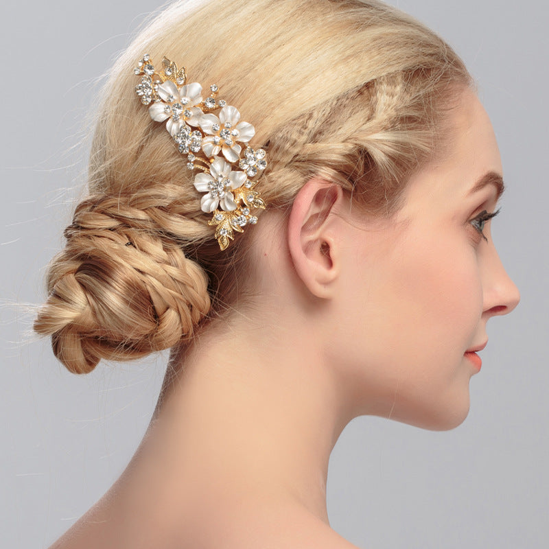 #02418213 Beautiful Flora Rhinestone/Alloy Combs & Barrettes