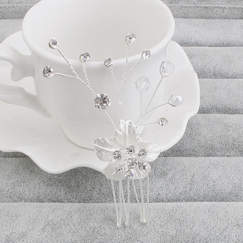 #03418225 Elegant Flower Rhinestone/Alloy Combs & Barrettes ( sale for 1 piece)