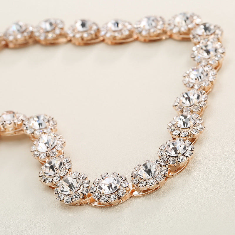 #05418225 Ladies Elegant Alloy/Rhinestone Headbands Available Golden, Rose Gold