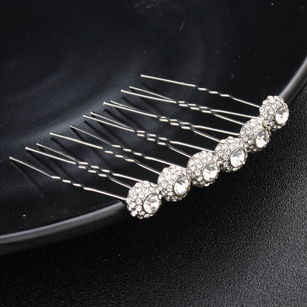 #05448187 Rhinestones Hairpins available color Sliver, Rose gold, Gold (Set for 6)