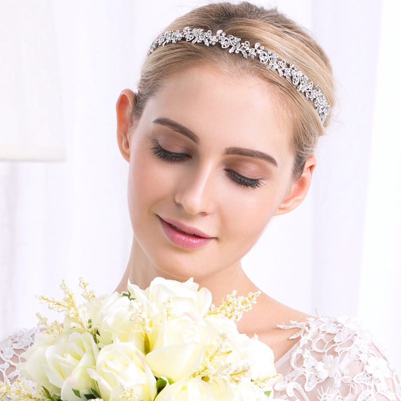 #04418203 Ladies' Rhinestone, Alloy Headband
