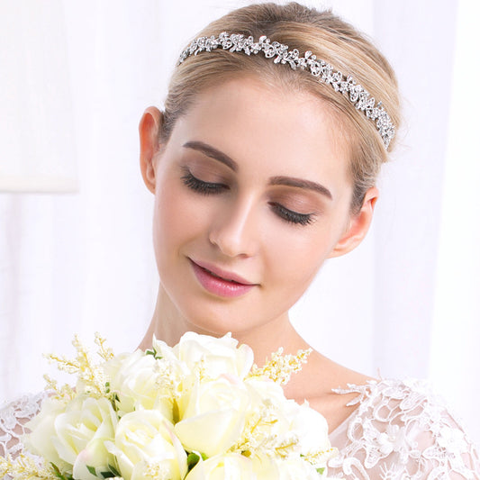 #04418203 Ladies' Rhinestone, Alloy Headband