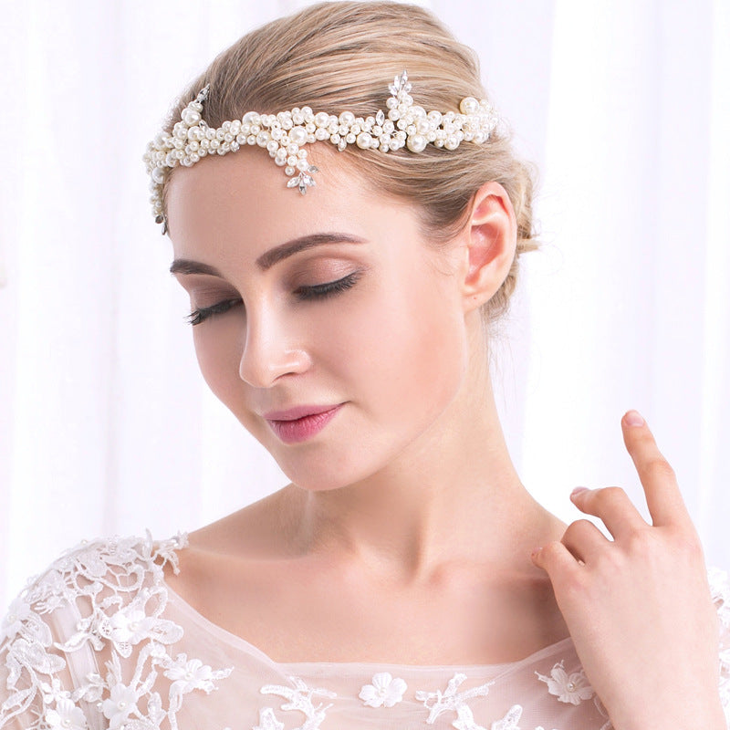 #12418234 Ladies Beautiful Crystal/Alloy/Imitation Pearls Headbands