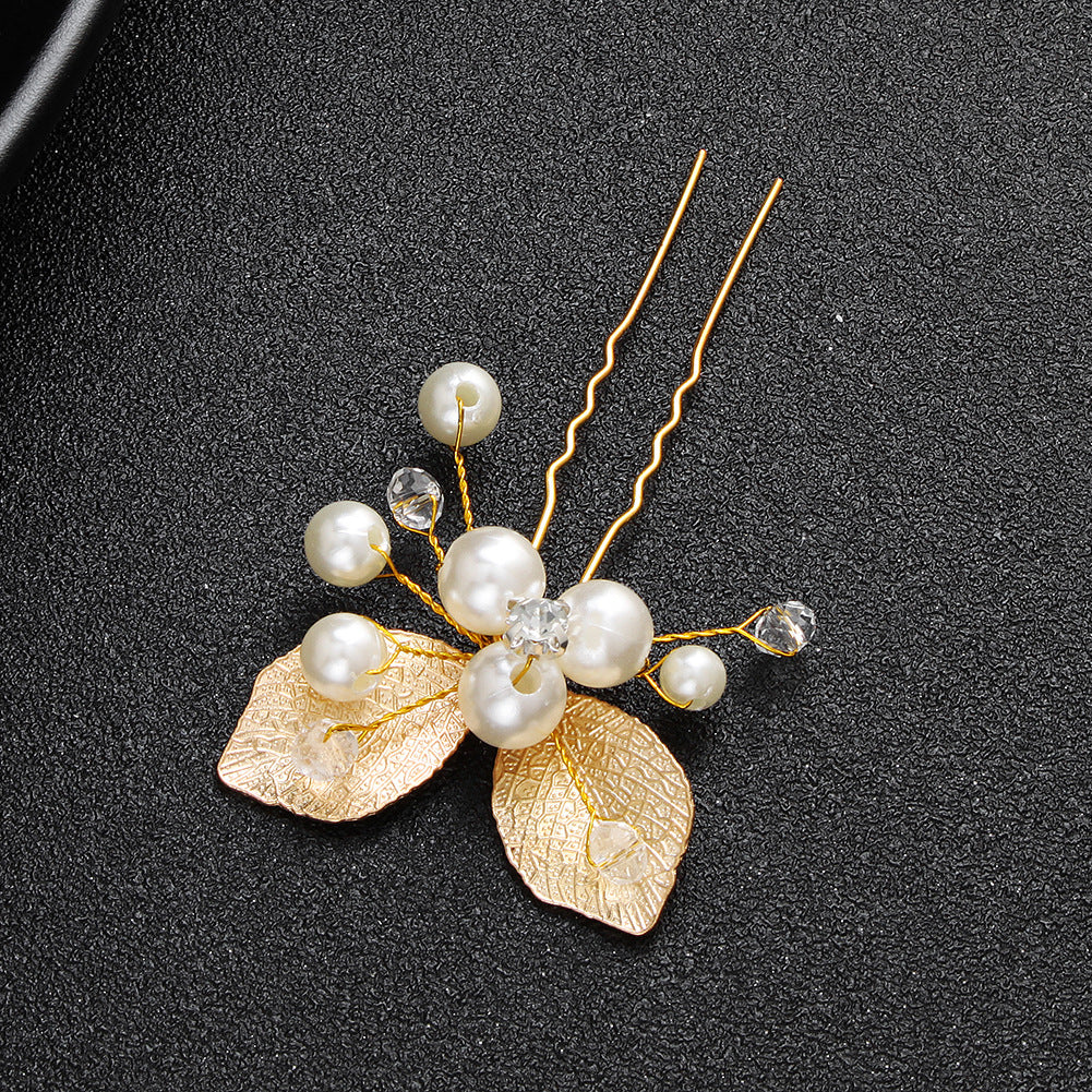 #01448001 Golden Leaves Hairpins (sale for 1)