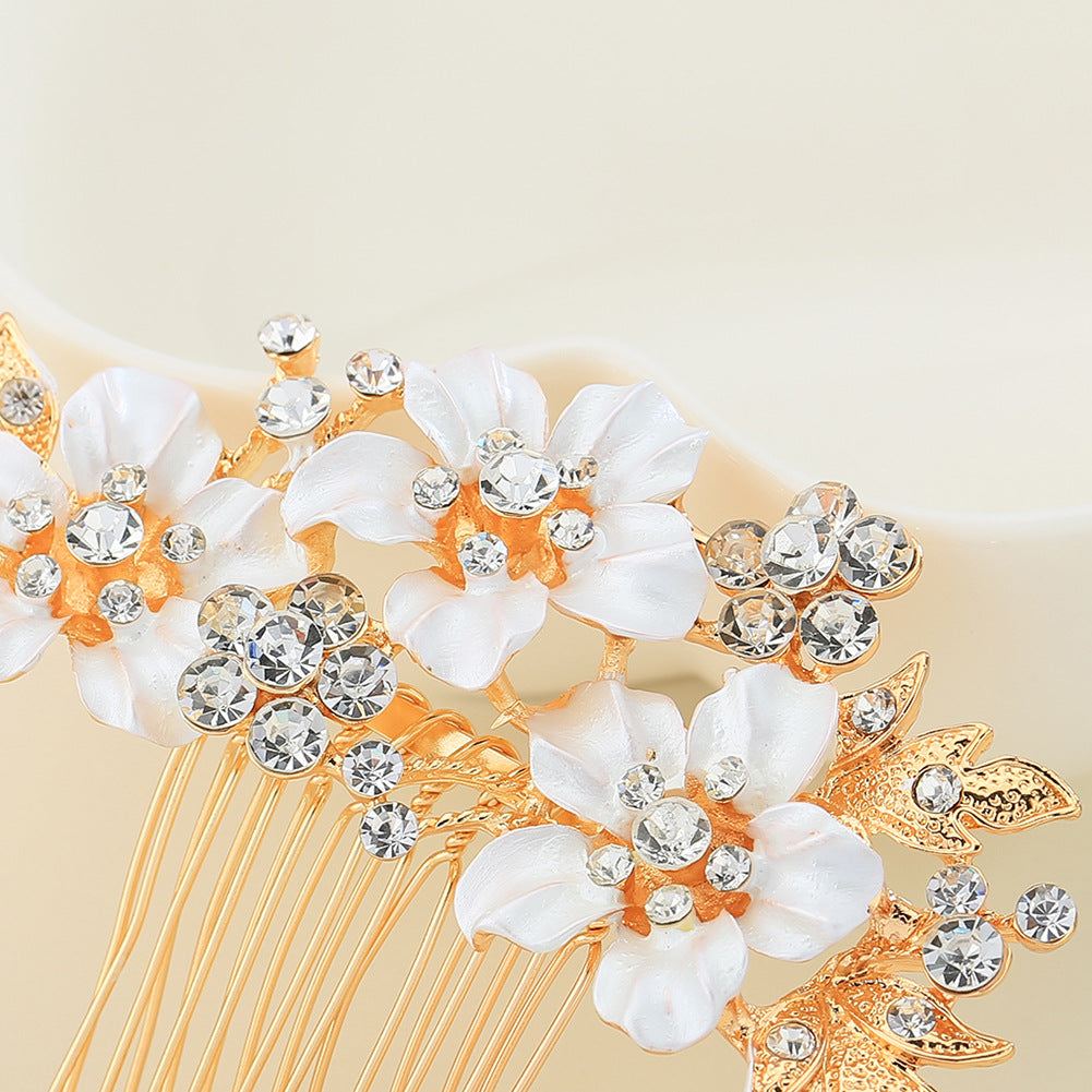 #02418213 Beautiful Flora Rhinestone/Alloy Combs & Barrettes