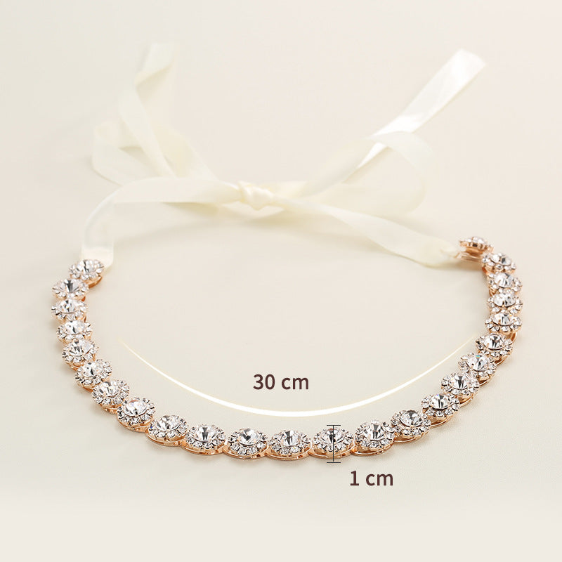 #05418225 Ladies Elegant Alloy/Rhinestone Headbands Available Golden, Rose Gold
