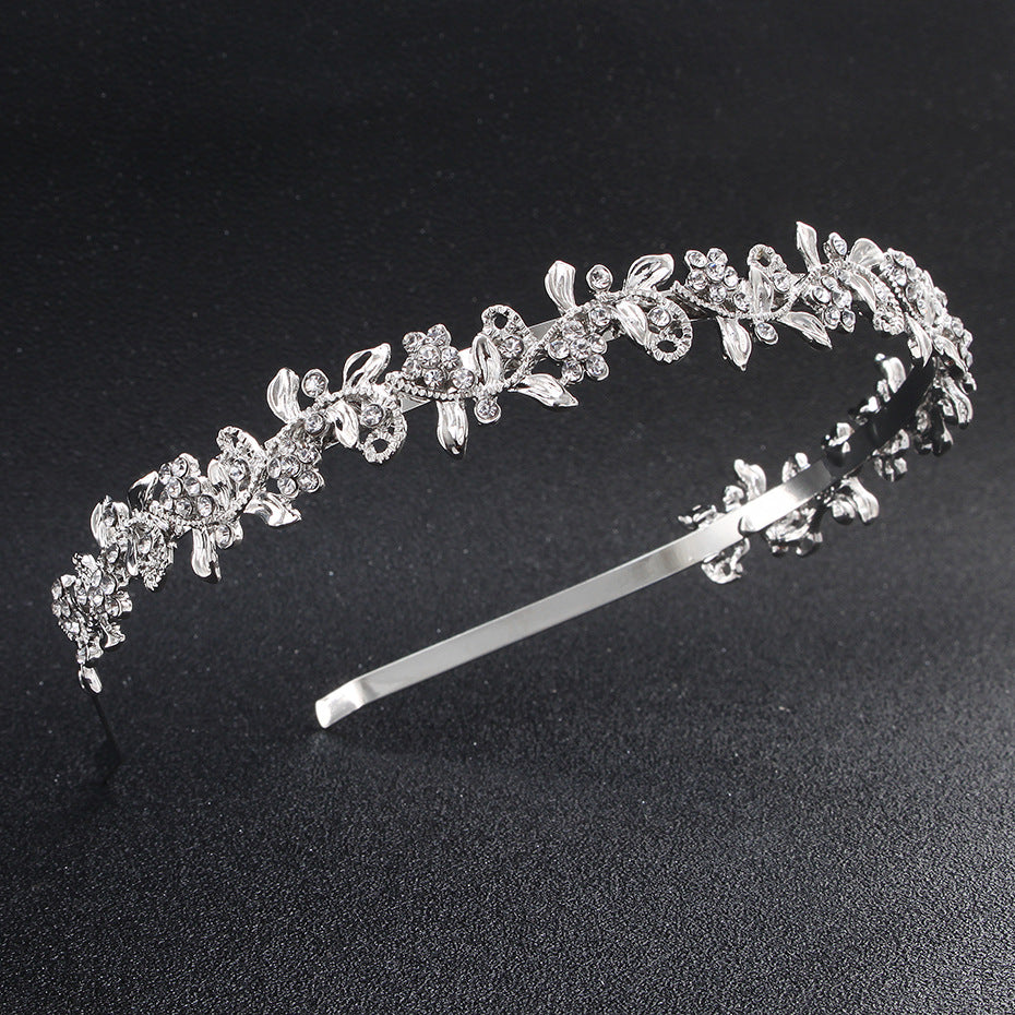 #04418203 Ladies' Rhinestone, Alloy Headband