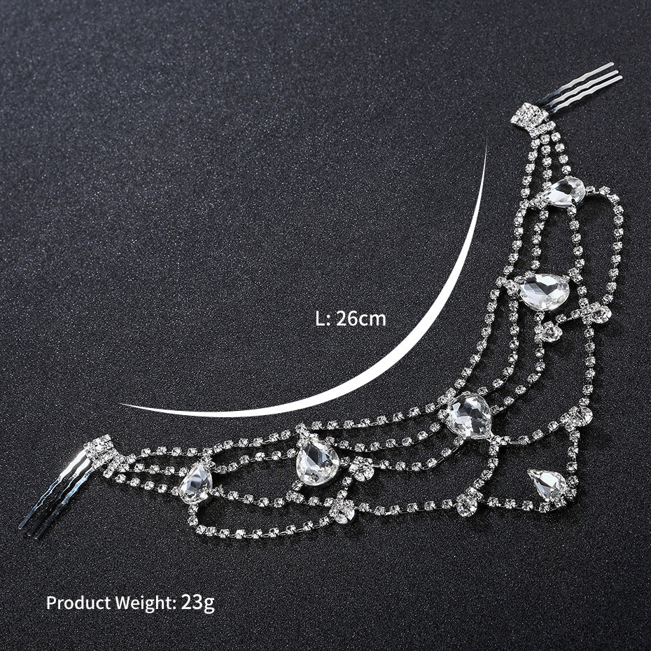 #04418223 Rhinestone/Alloy Headbands