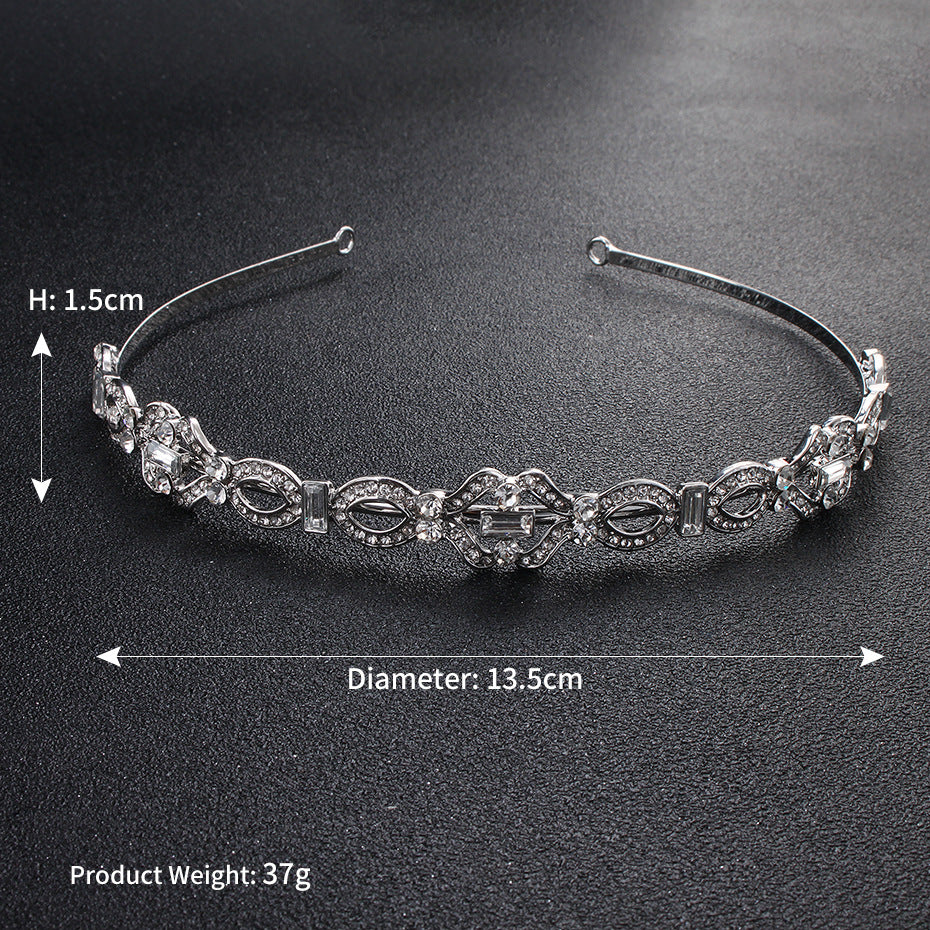 1877263 Delicate Rhinestones Headband