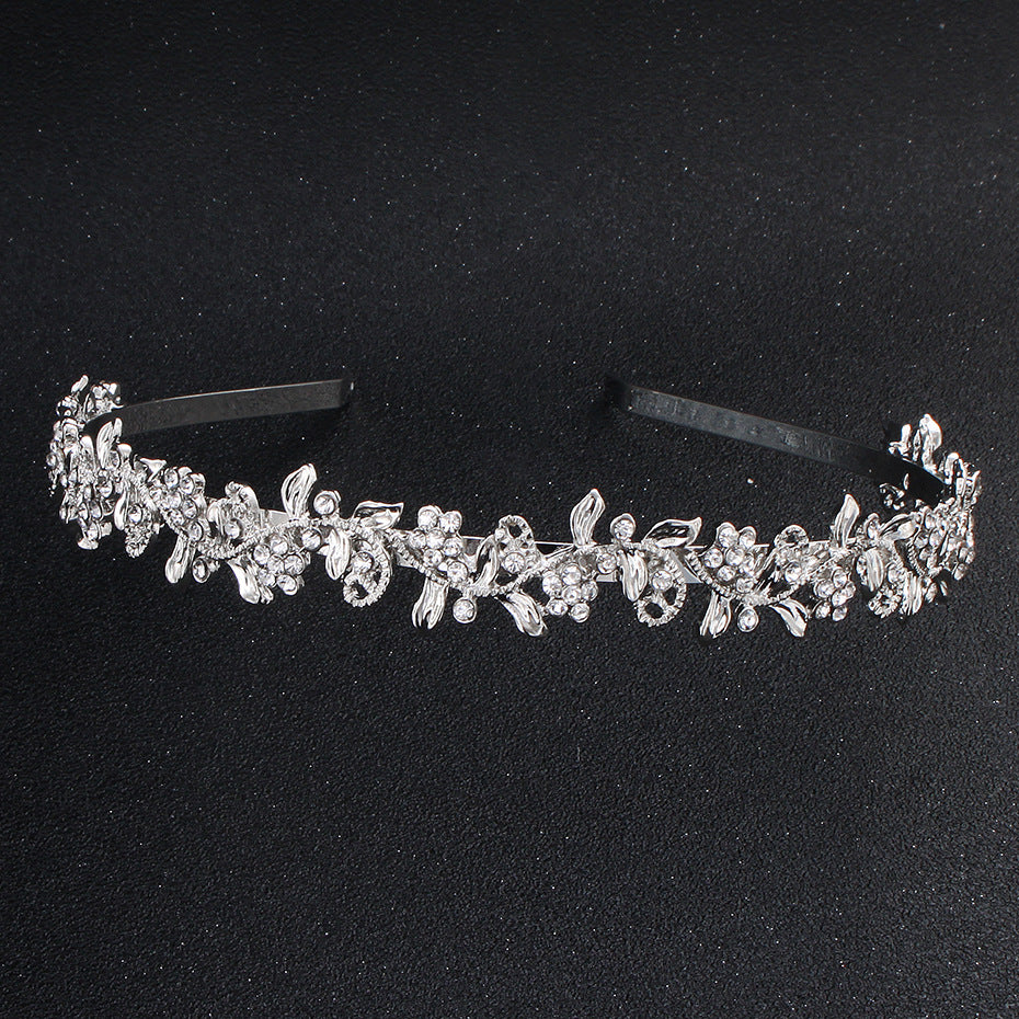 #04418203 Ladies' Rhinestone, Alloy Headband