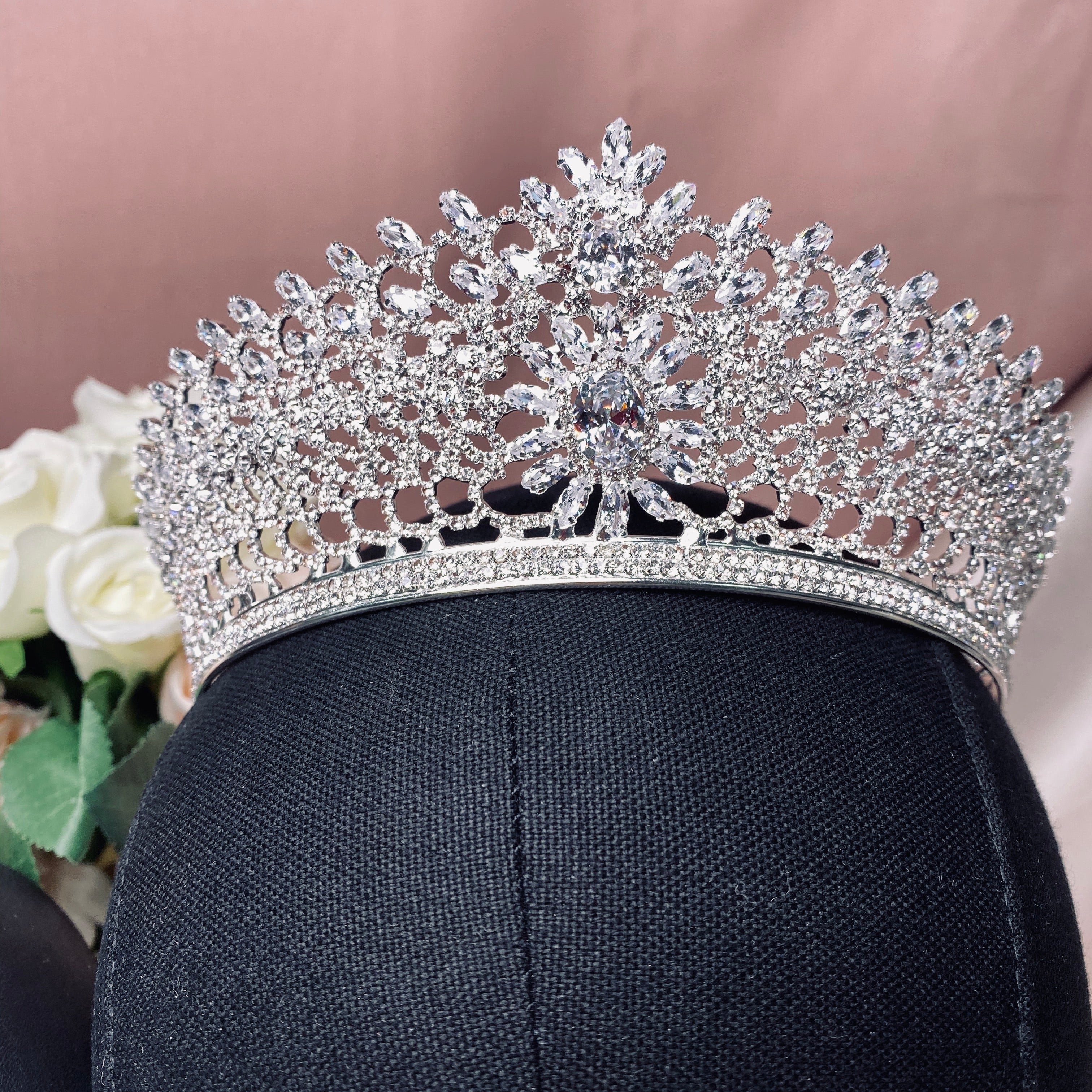 #16439044 Luxury Classic Cubic Zirconia / Rhinestone, Tiara