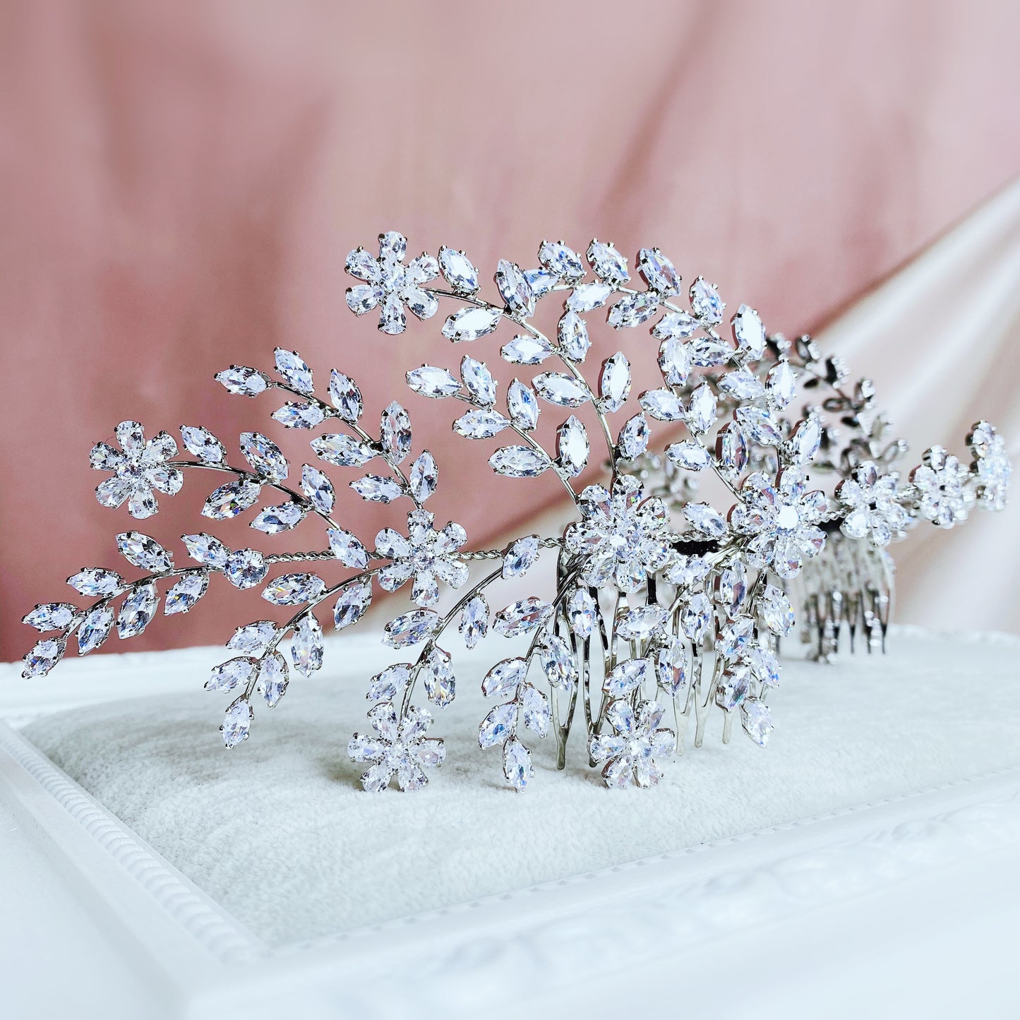 #08412058 39cm*10cm Ziconia Headpiece