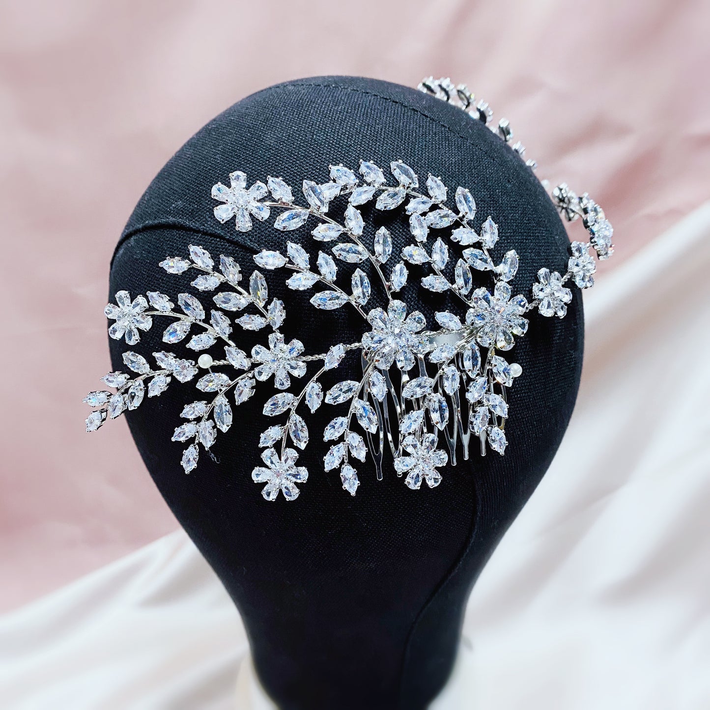 #08412058 39cm*10cm Ziconia Headpiece