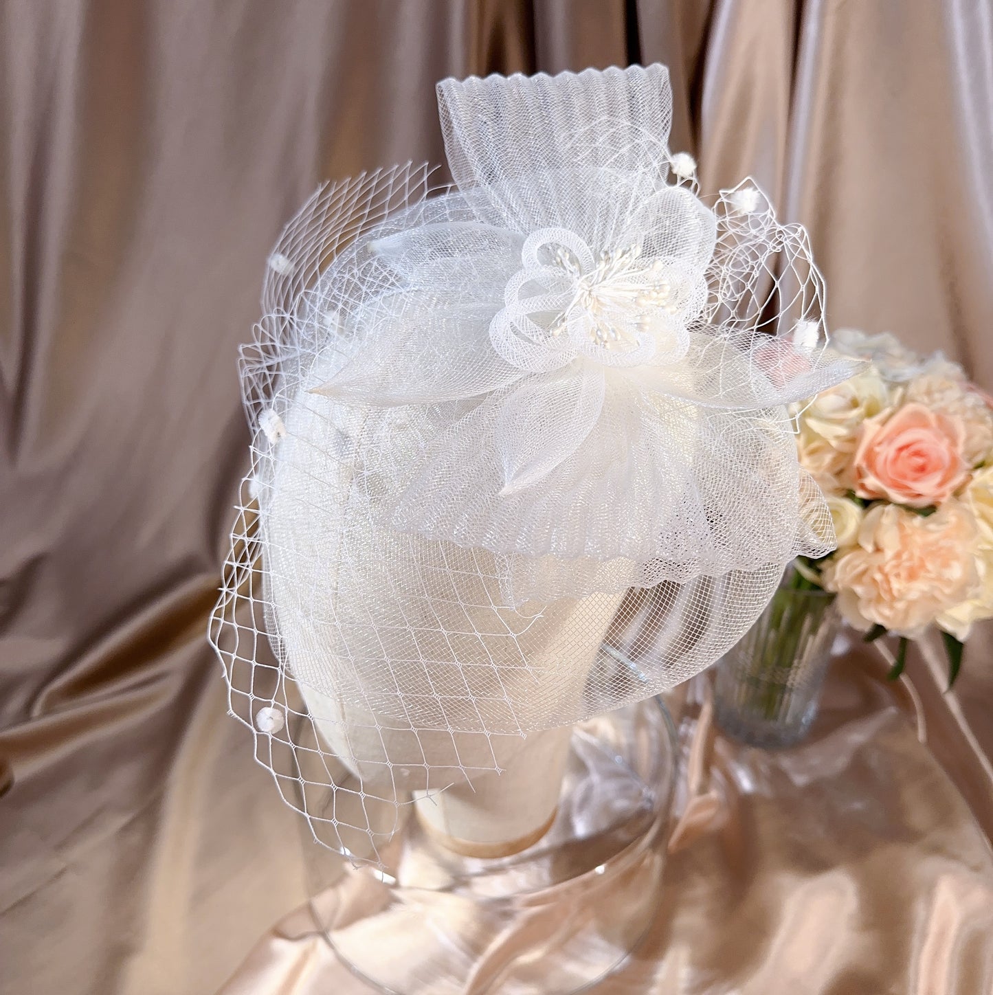 039480010 Fascinators for Women Bridal Hats for Wedding Tea Party Hats