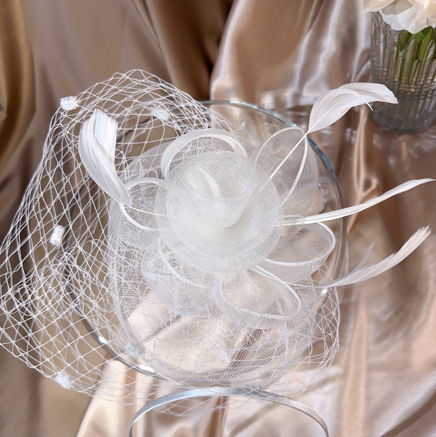 039480011 Fascinators for Women Bridal Hats for Wedding Tea Party Hats