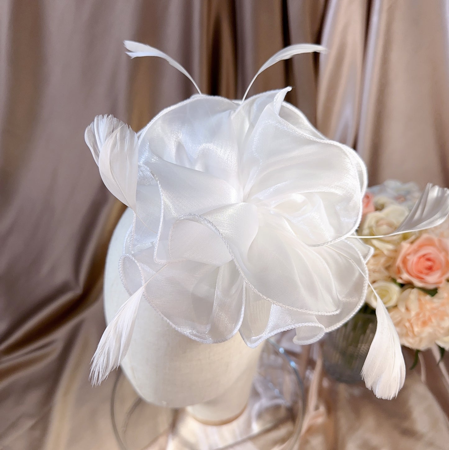 039480015 Wedding Bridal Hats for Wedding Tea Party Hats Fascinator (Available Black, White)