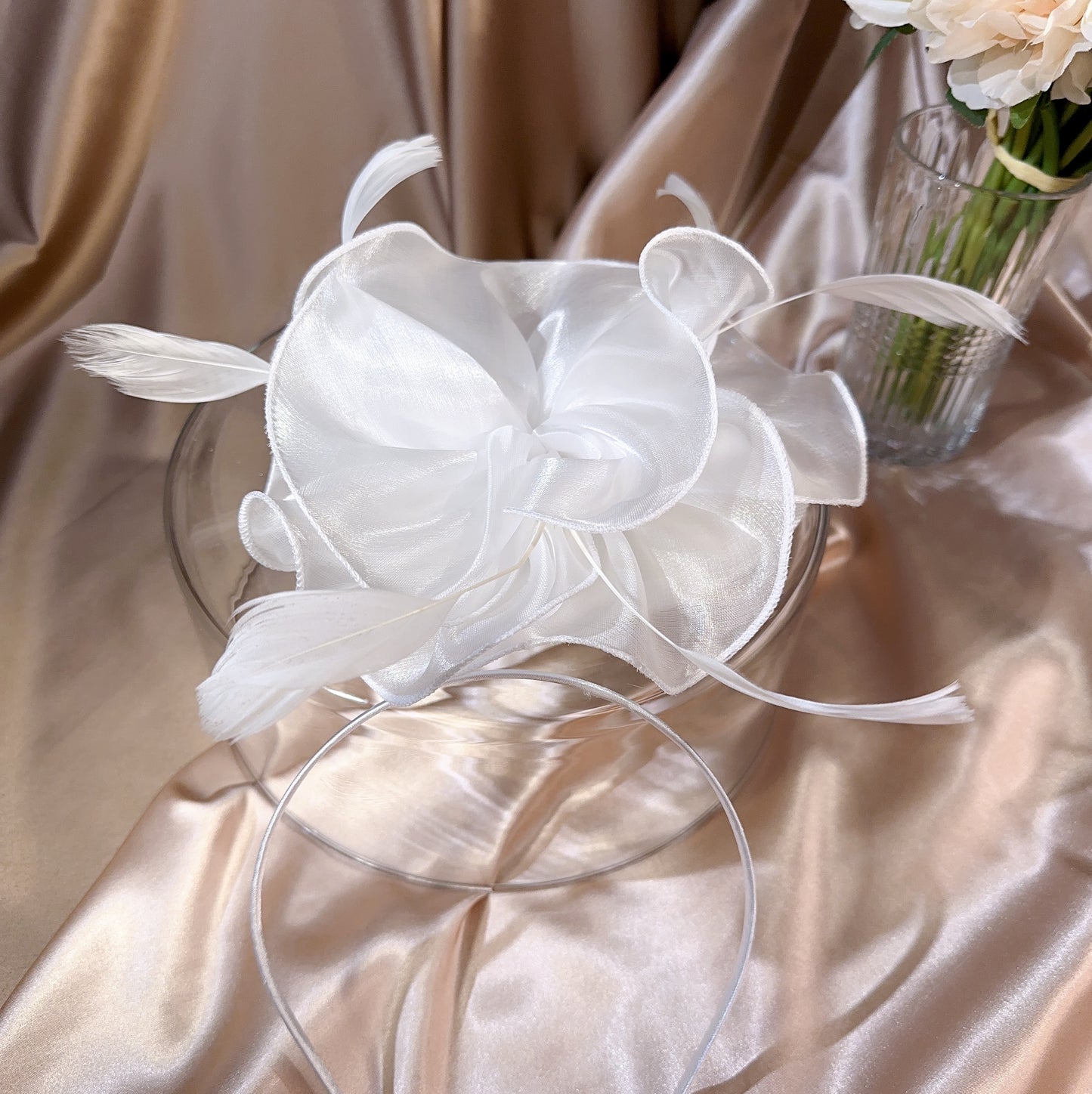 039480015 Wedding Bridal Hats for Wedding Tea Party Hats Fascinator (Available Black, White)
