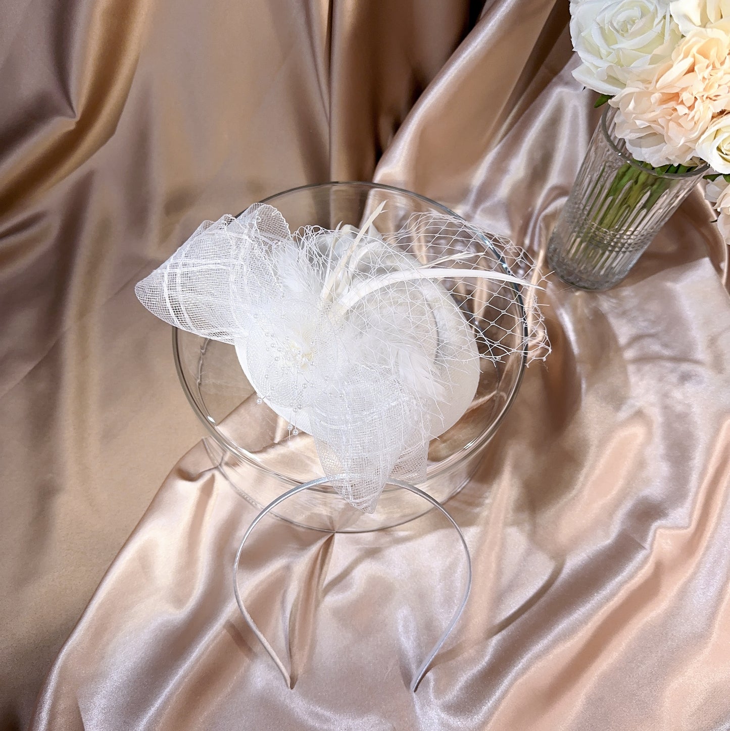 039480018 Bridal Hats for Wedding/Tea Party Hats Fascinators Millinary with Veil (Available Black )