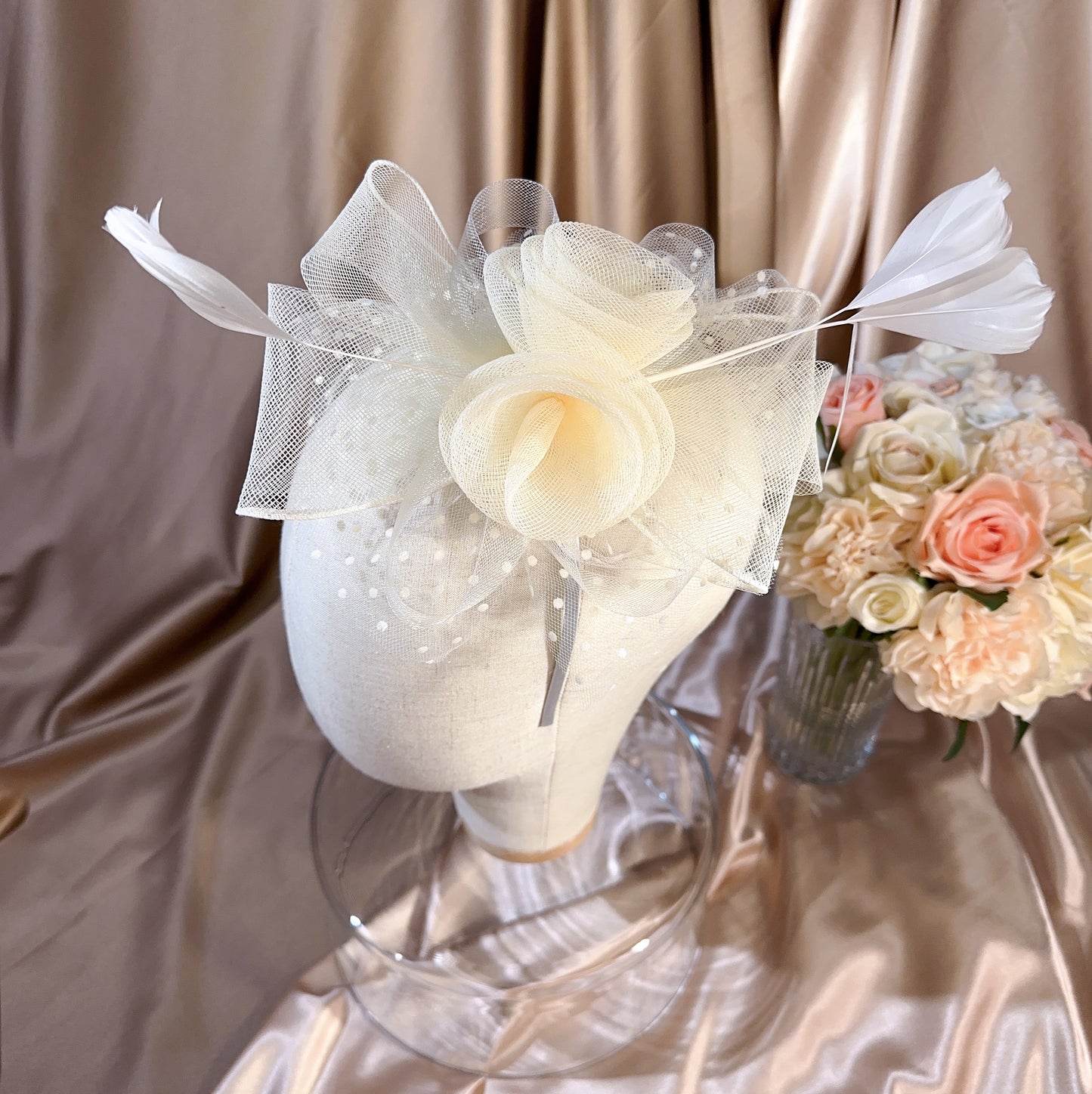 039480012 Fascinators for Women Bridal Hats for Wedding Tea Party Hats