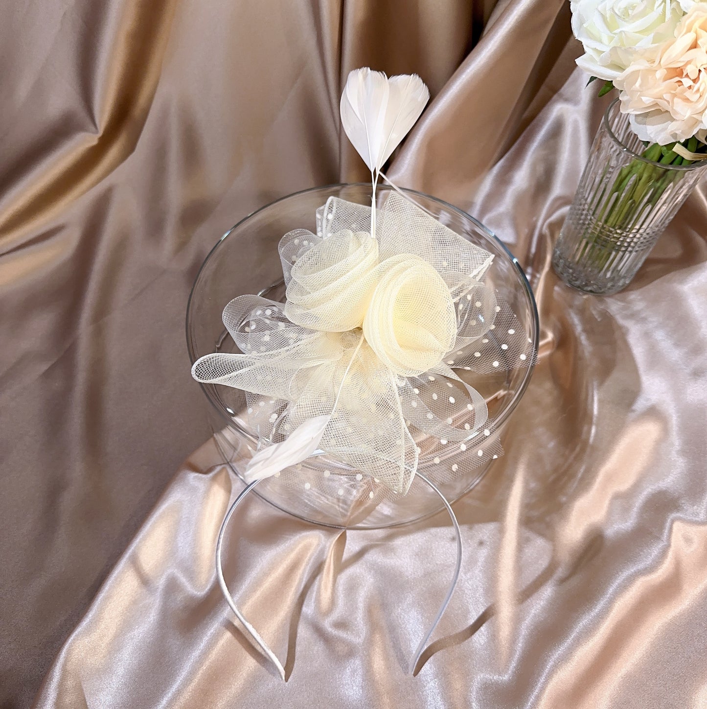 039480012 Fascinators for Women Bridal Hats for Wedding Tea Party Hats
