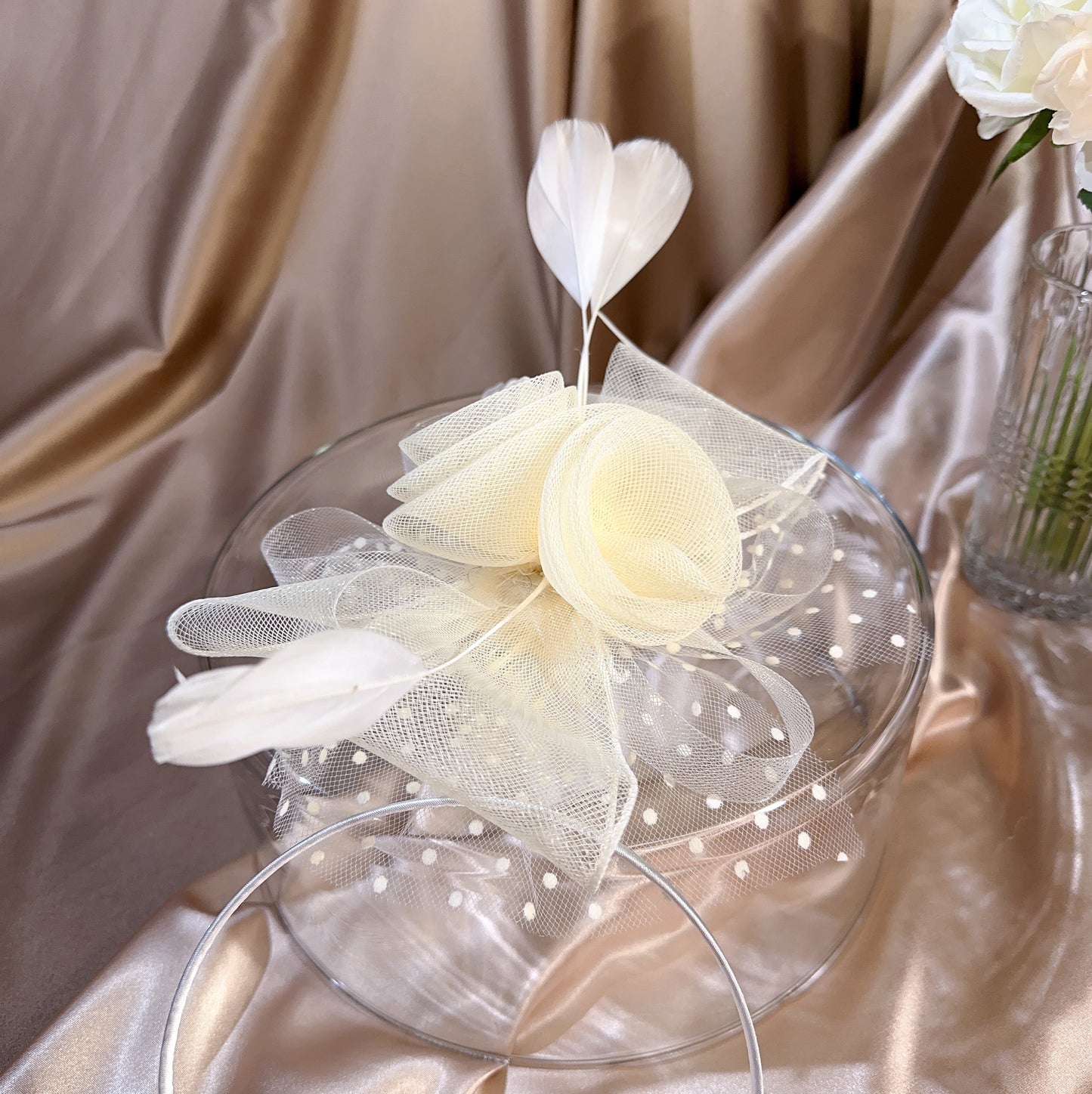 039480012 Fascinators for Women Bridal Hats for Wedding Tea Party Hats