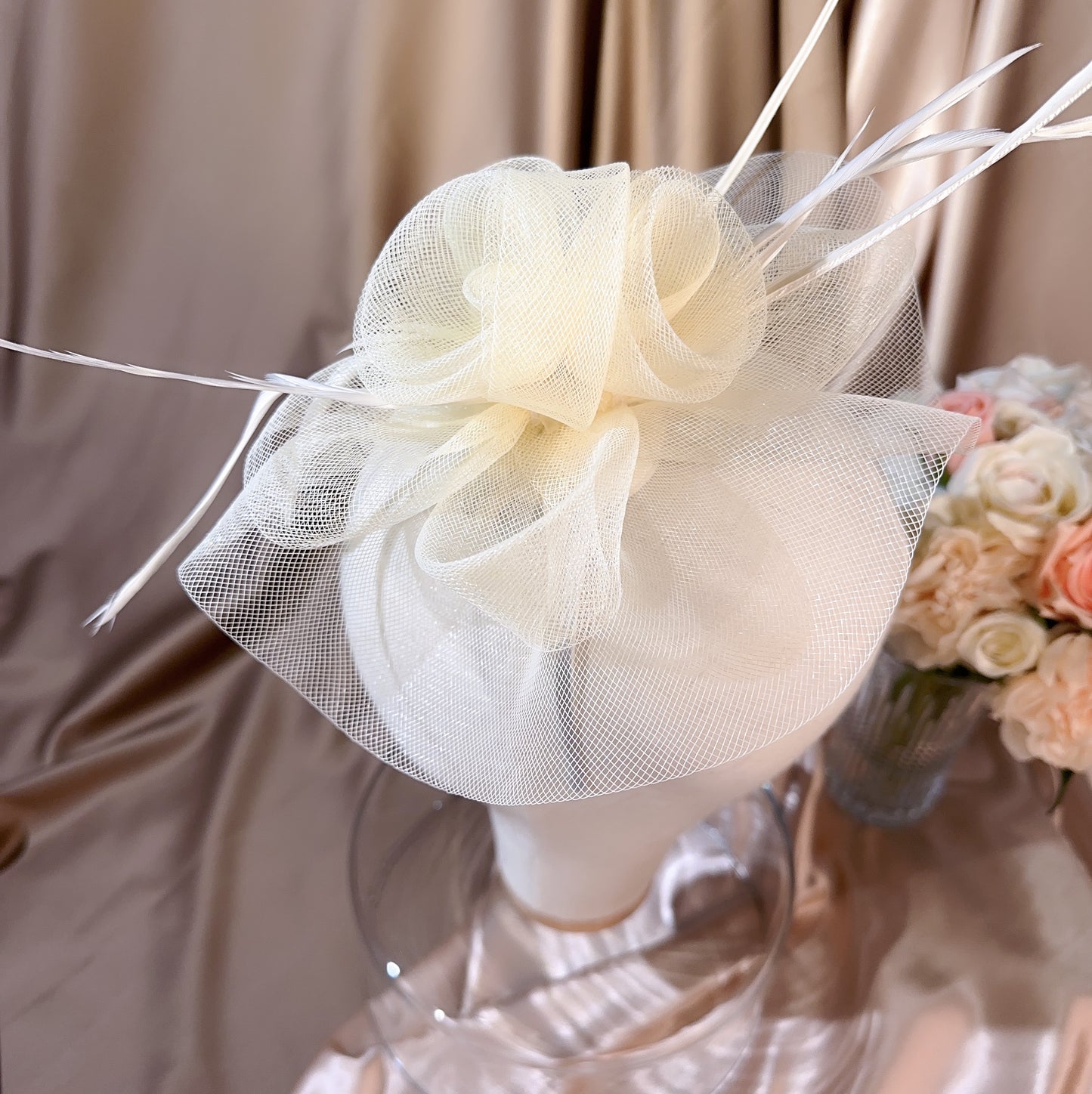 039480013 Fascinators for Women Bridal Hats for Wedding Tea Party Hats Millinary