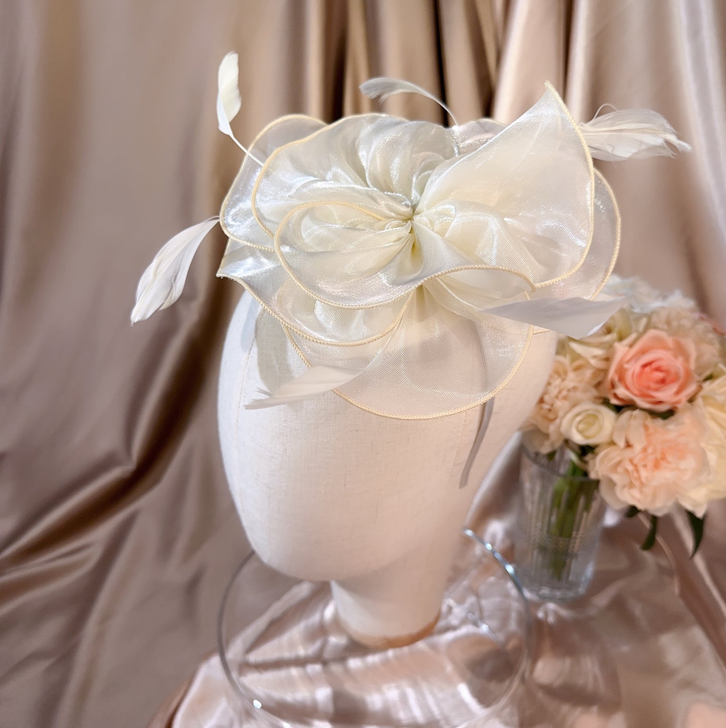 039480015 Wedding Bridal Hats for Wedding Tea Party Hats Fascinator (Available Black, White)