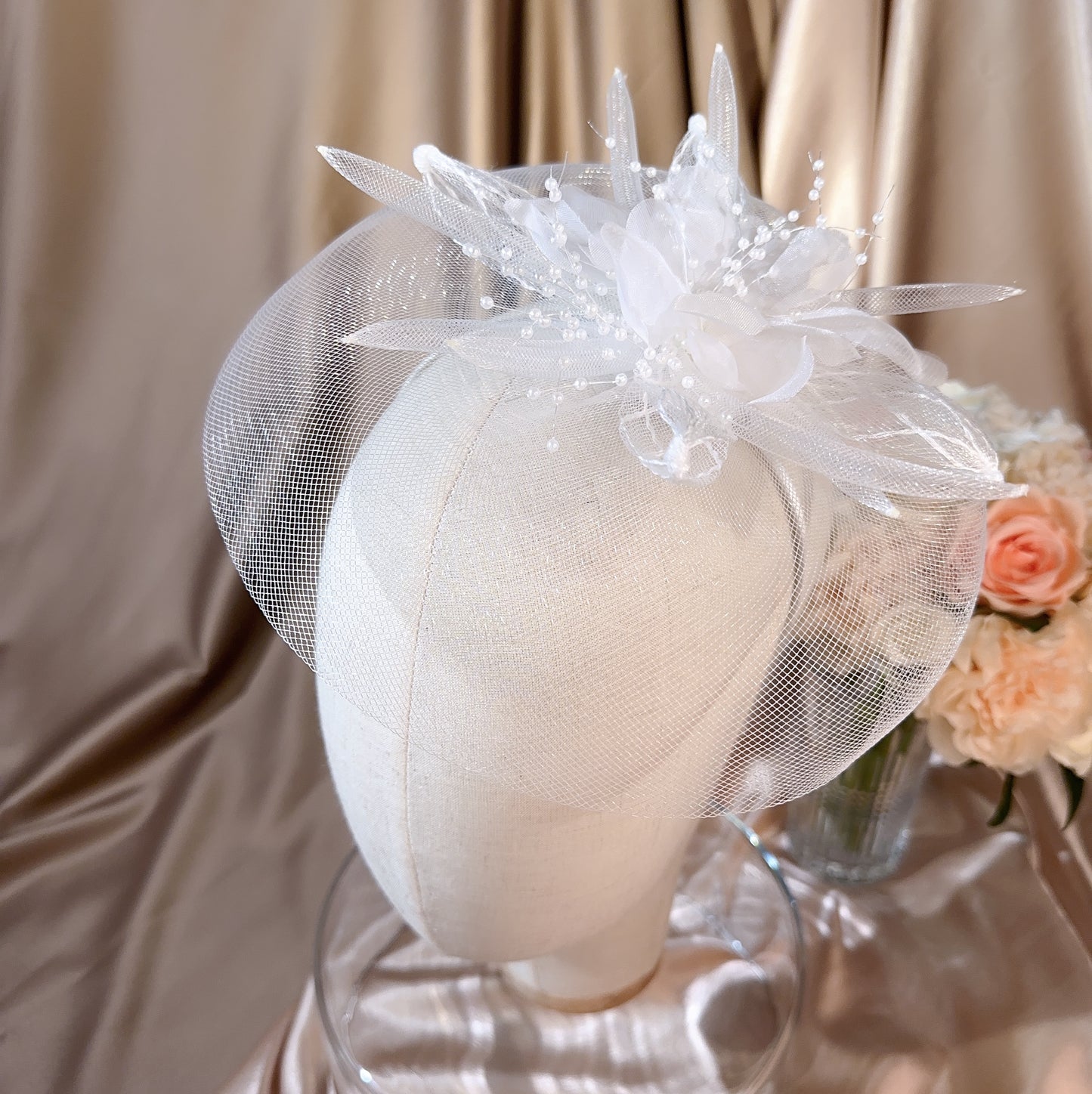 039480016 Bridal Hats for Wedding Tea Party Hats Fascinators Millinary (Available Black )