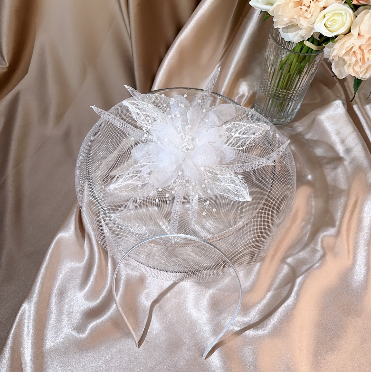 039480016 Bridal Hats for Wedding Tea Party Hats Fascinators Millinary (Available Black )