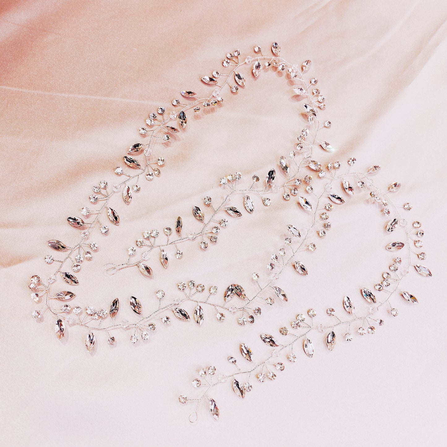 #04412060 Length 120CM Rhinestone and Cubic Zirconia
