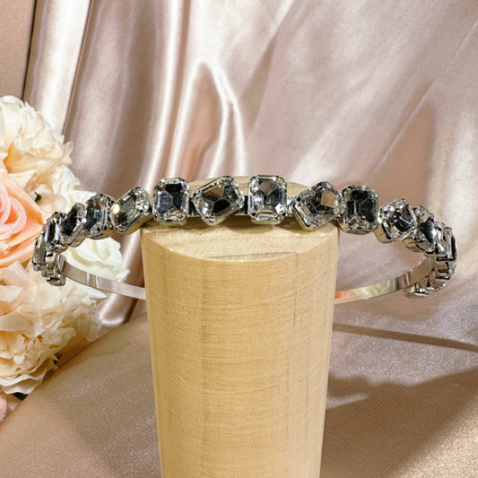 #23122773 Upgrade your look with our Deluxe Emerald Rhinestone Headband