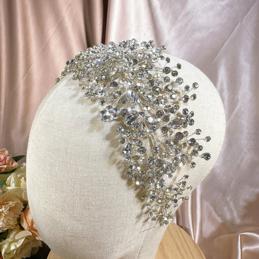 23888934 Make a Statement with Our Stunning Luxury Rhinestone Headpiece for Brides