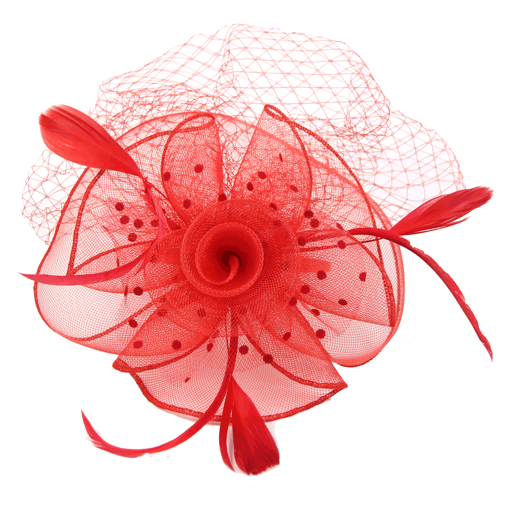 #03948009 Ladies' Cambric Fascinators With Veil