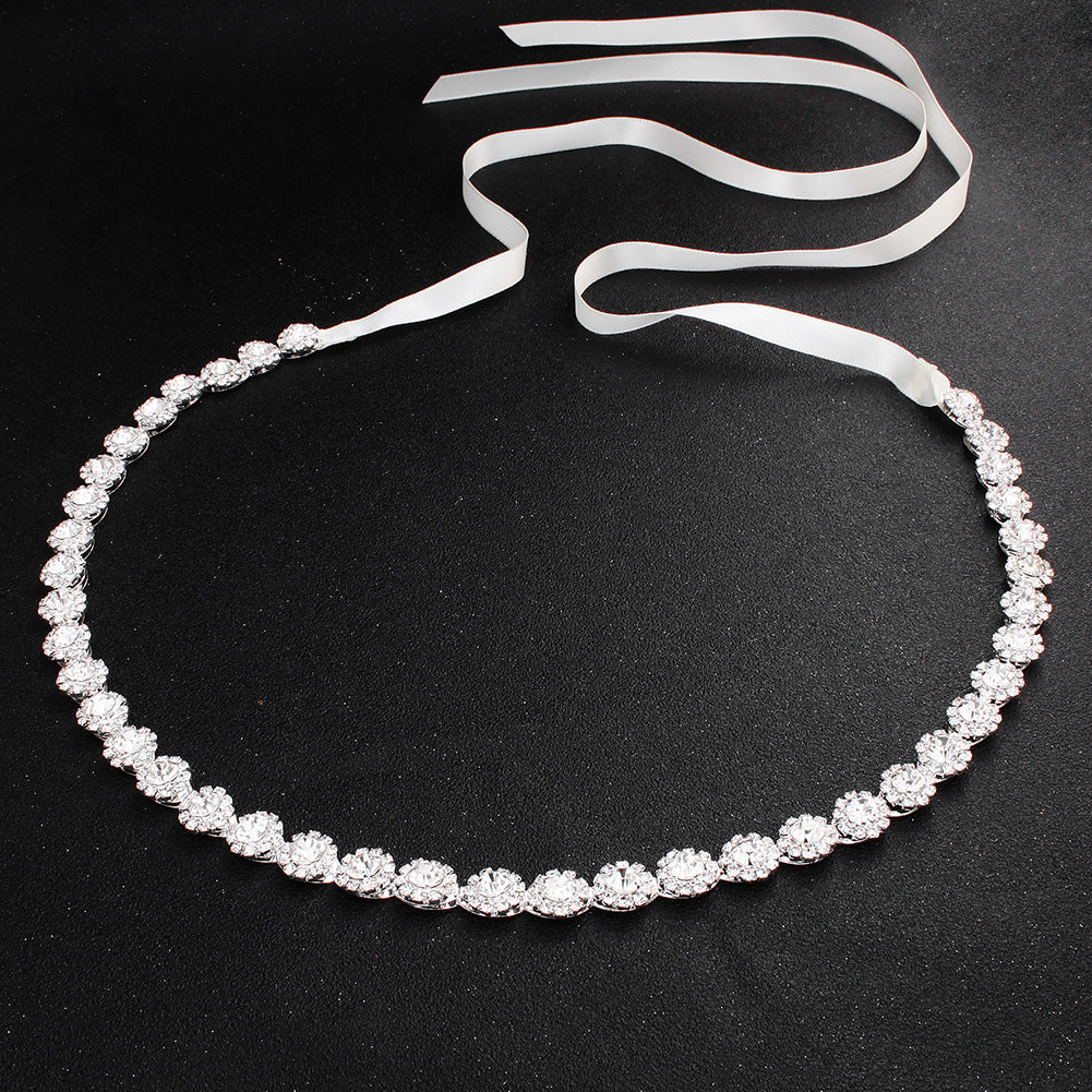 #220433013 Rhinestone Bridal Belts (Silver & Rose-Gold)