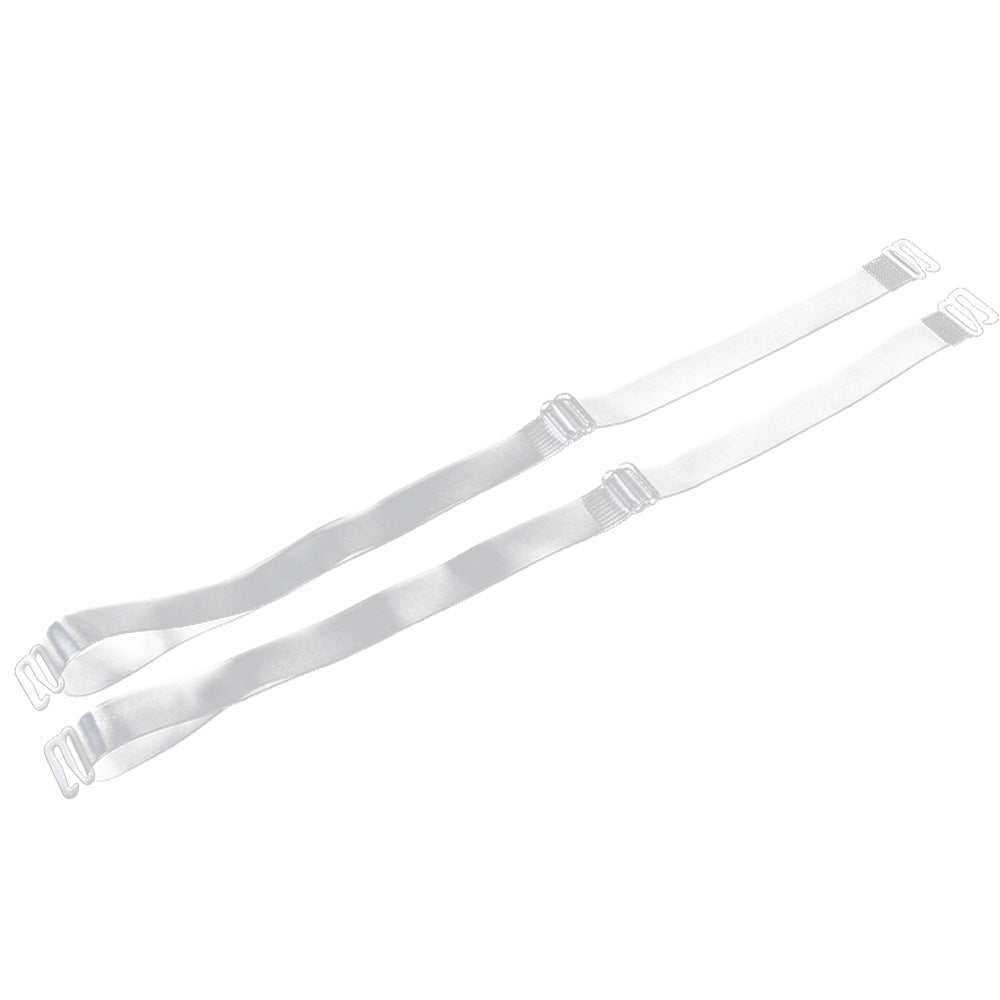 #20310241 Invisible Clear Bra Strap Non-Slip Adjustable Bra Strap Soft 1 Pair Transparent Shoulder Strap