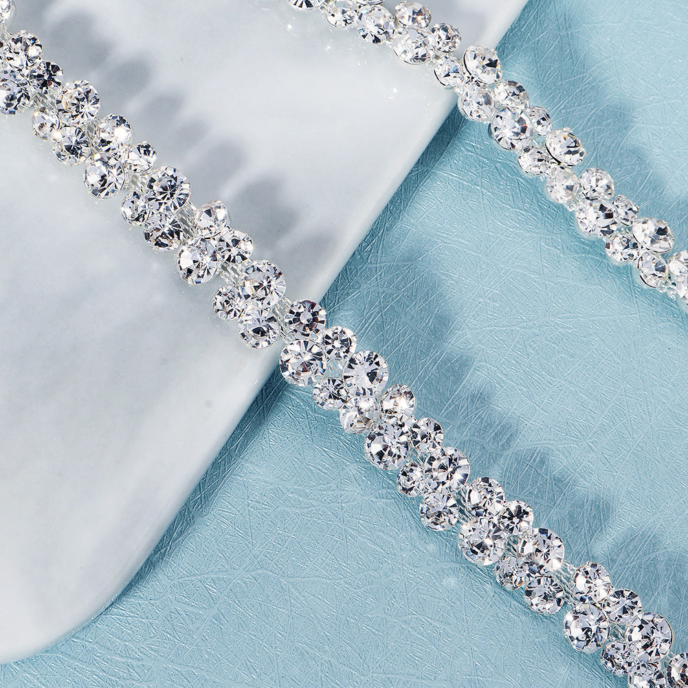 #220434046 Rhinestone Bridal Belts