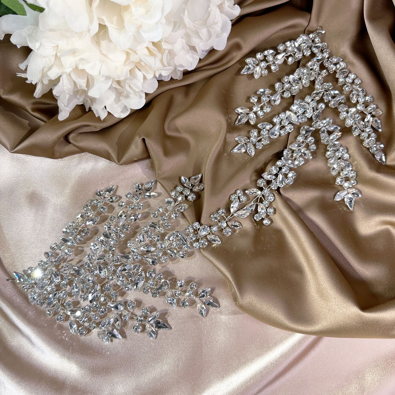22486425 Luxury High-end Desgin Hair Jewelry Headpiece (Silver & Gold)