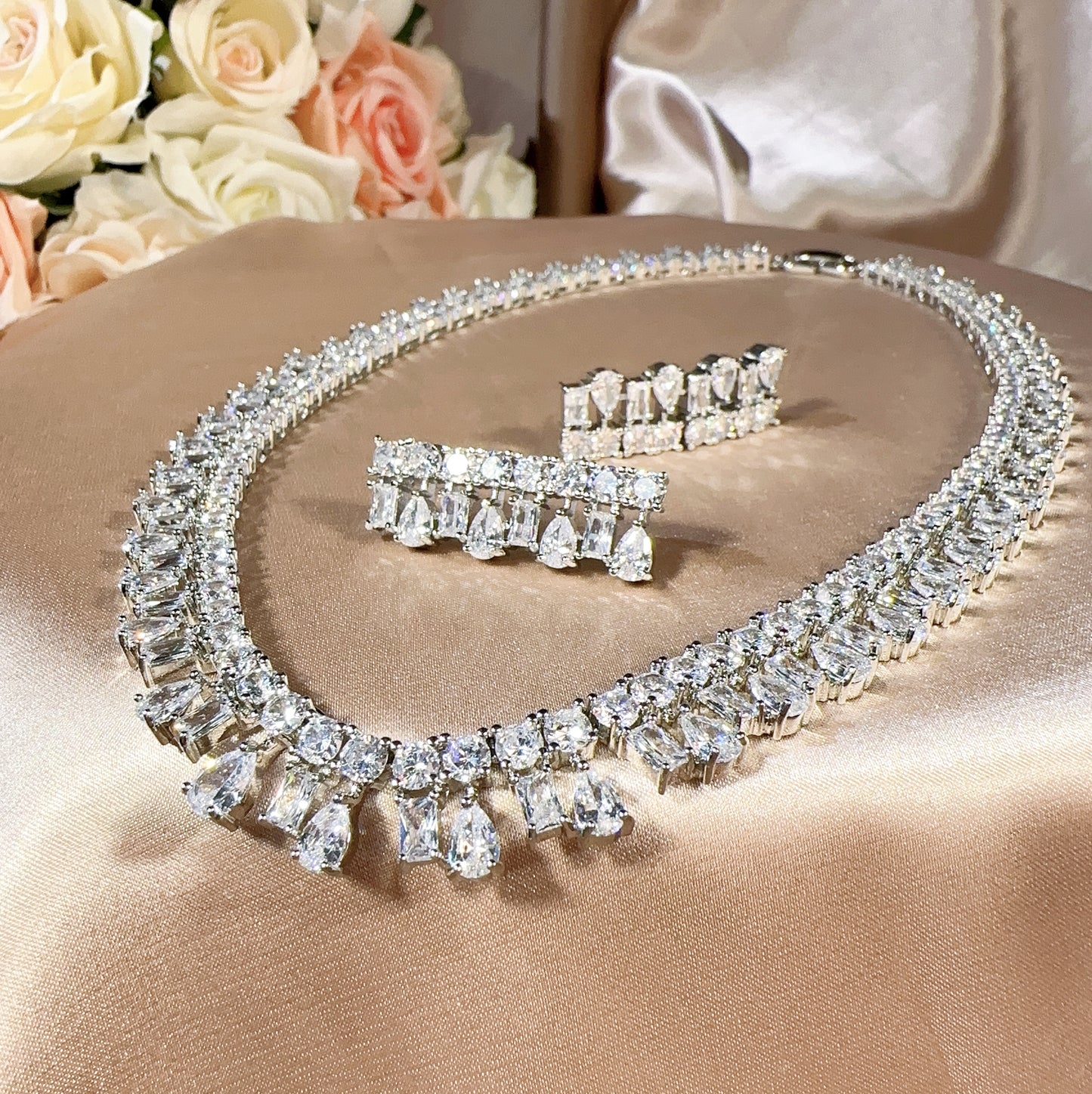 231252022 Luxury Cubic Zirconia for Wedding, Party, Bridal Jewelry