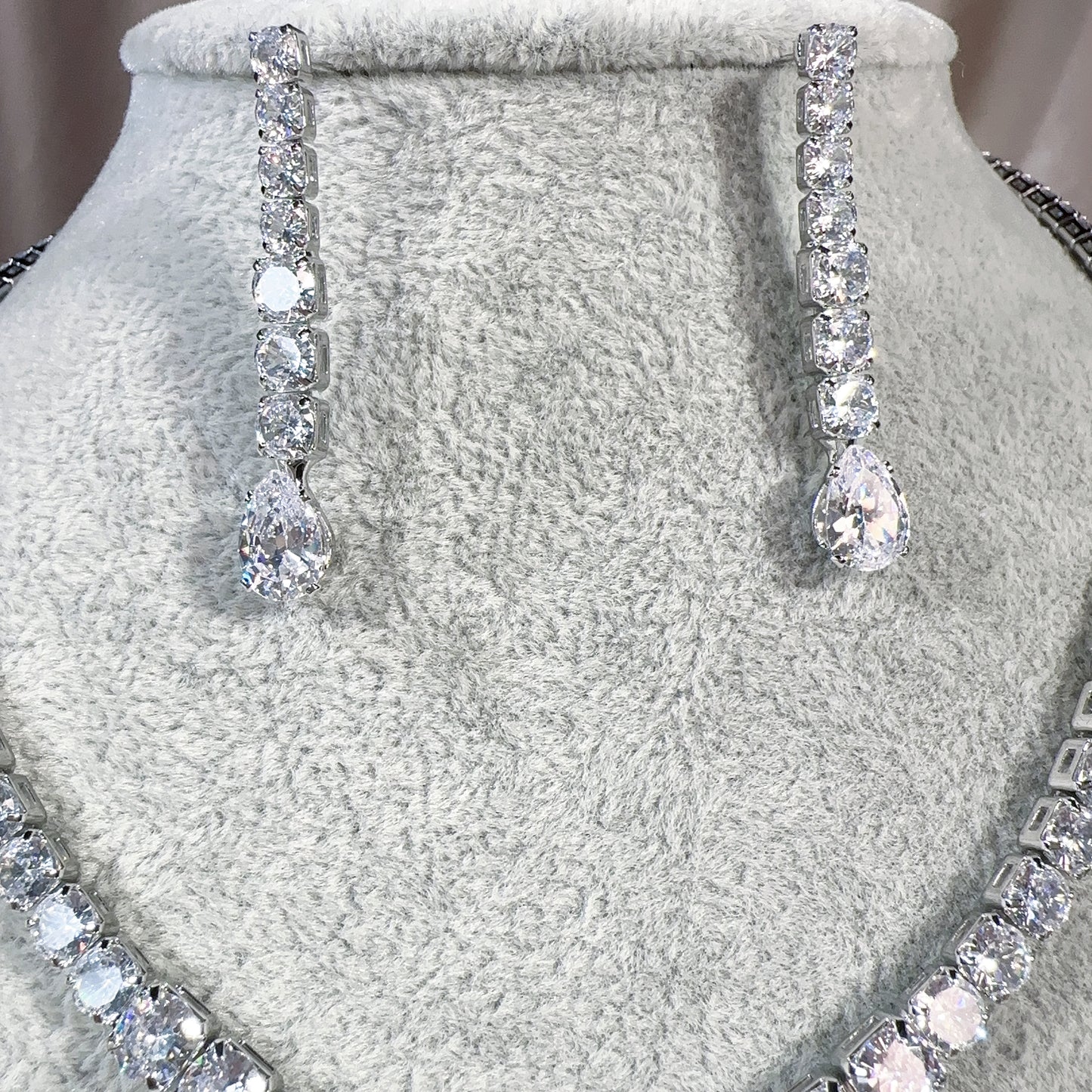 #23282005 Four Piece Cubic Zirconia Jewelry Sets