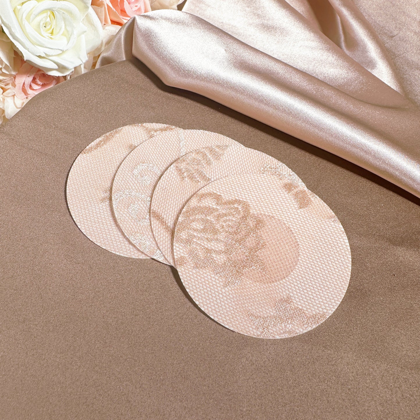Lace Cover Adhesive Pasties ( Available in Shape Hearts, Floral & Round)