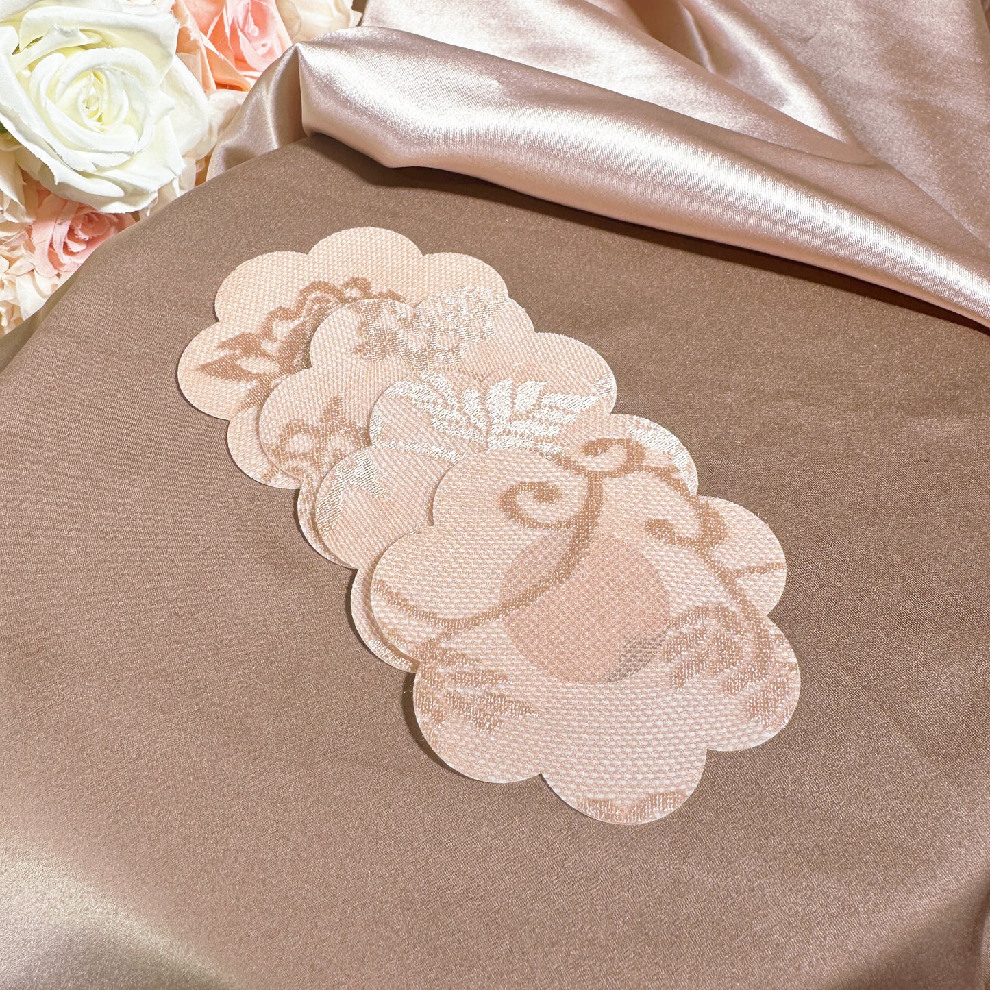 Lace Cover Adhesive Pasties ( Available in Shape Hearts, Floral & Round)